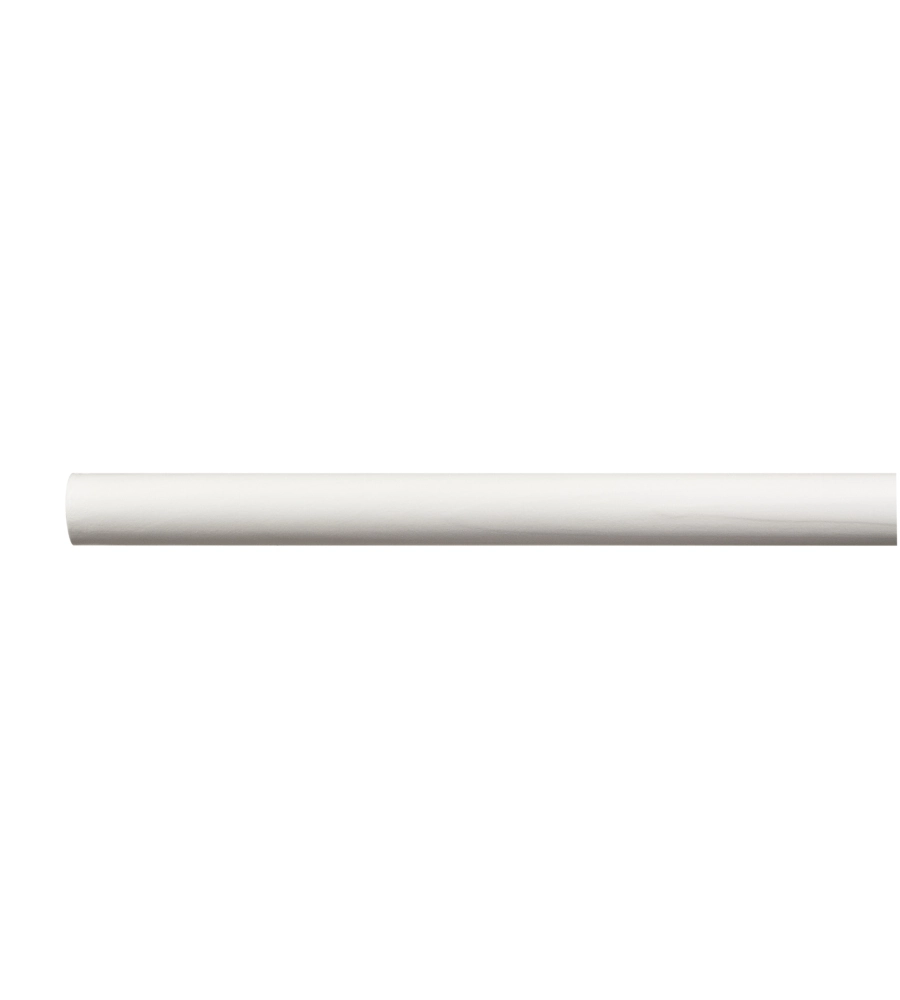 BASTONE PER TENDE IN LEGNO DA 200 CM CON DIAMETRO 28 MM - BIANCO