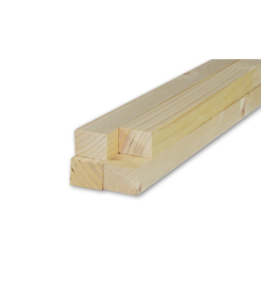 LISTELLO IN ABETE GREZZO 40 X 50 X 2000 MM