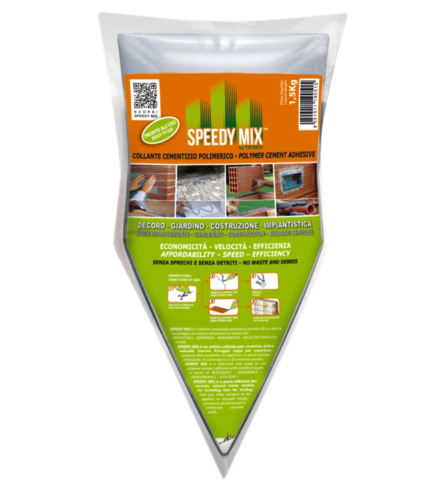 SPEEDY MIX - MALTA POLIMERICA PRONTA ALL' USO - 1,5 KG.