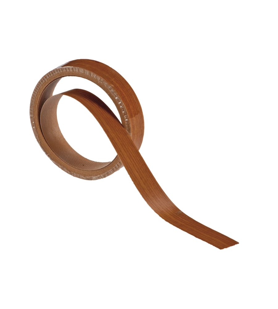 BORDO PREINCOLLATO COLORE NOCE 19 X 5000 MM
