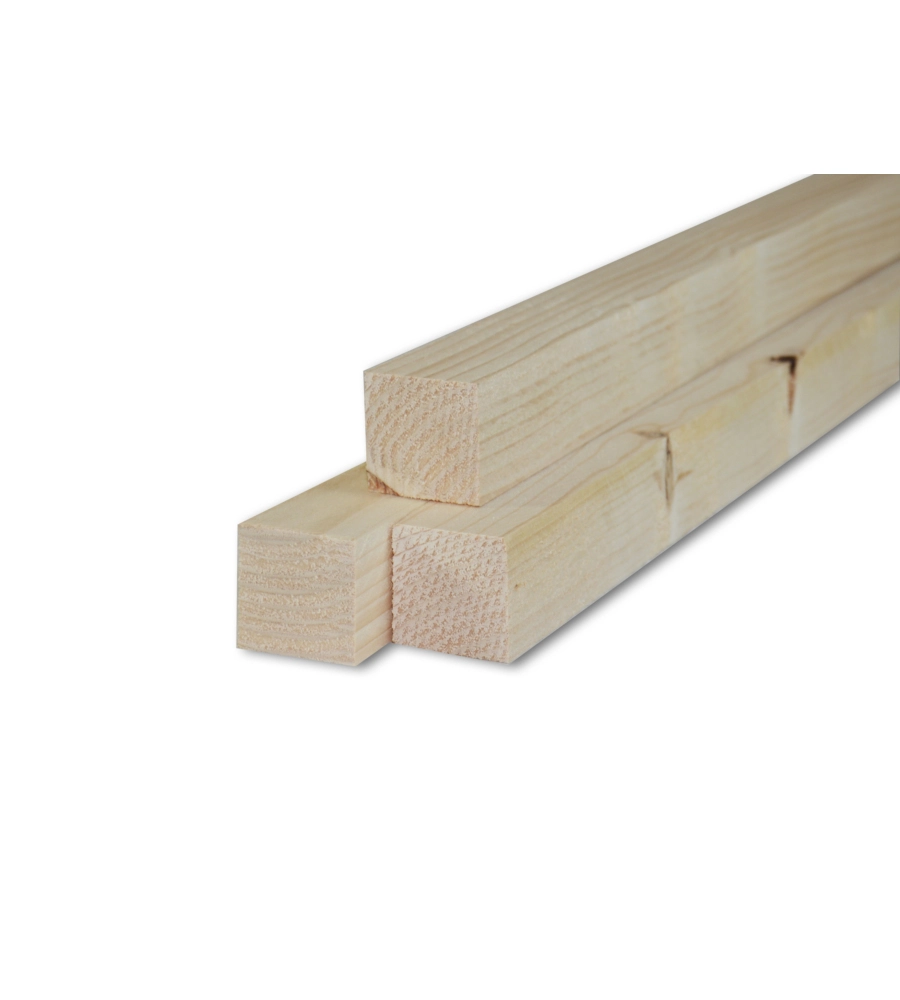 LISTELLO IN ABETE GREZZO 50 X 50 X 2000 MM