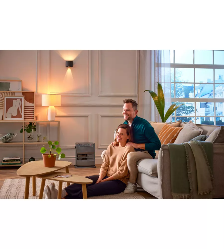 STUFA A COMBUSTIBILE LIQUIDO QLIMA "TECTRO SRE0031TC" GRIGIO 3,1 kW