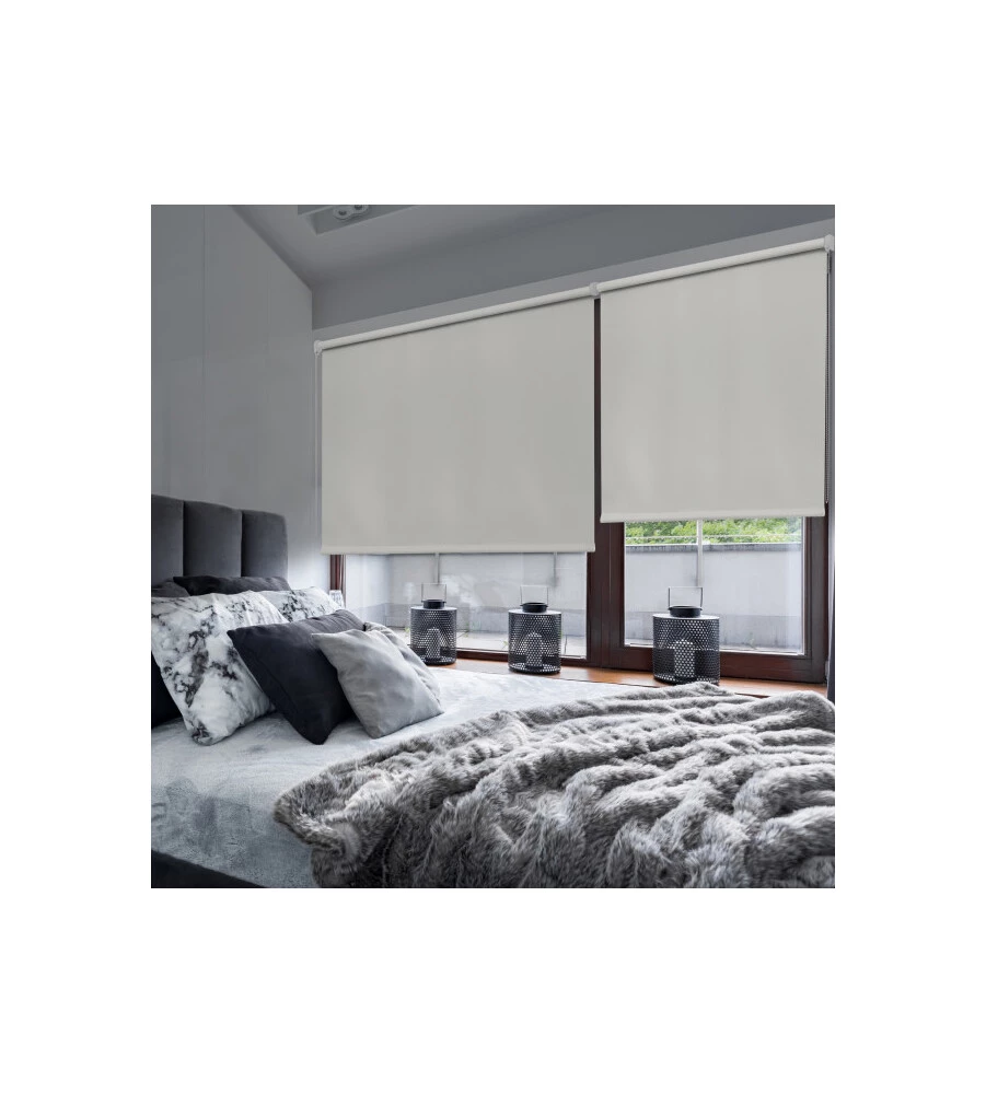 TENDA A ROLL UP AVORIO OPACO, 160X250 CM