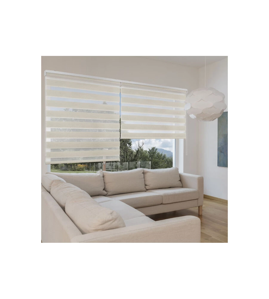 TENDA A RULLO "DUOLUX"LINO, 100X250 CM