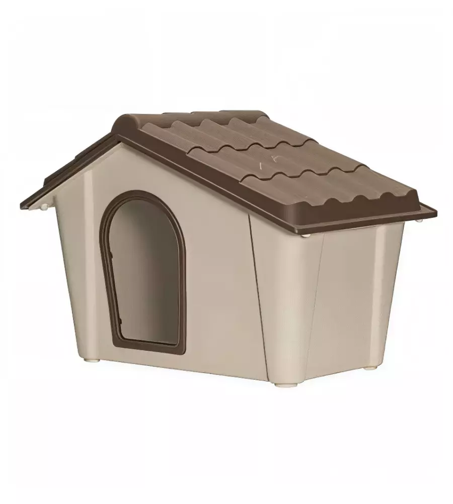 CUCCIA PER CANI DA ESTERNO ARTPLAST "PC2T" IN POLIPROPILENE TORTORA 79X59,2X60,8 CM