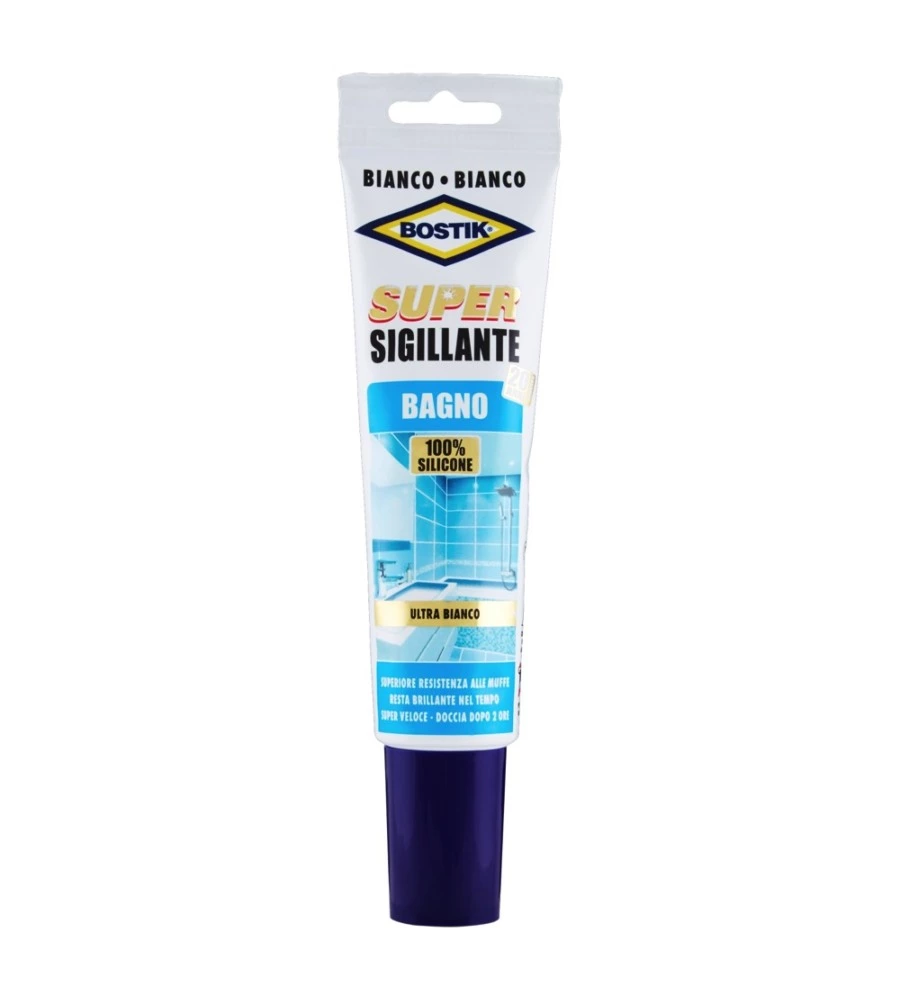 BOSTIK SUPER SIGILLANTE BAGNO BIANCO TUBO - 150 ML