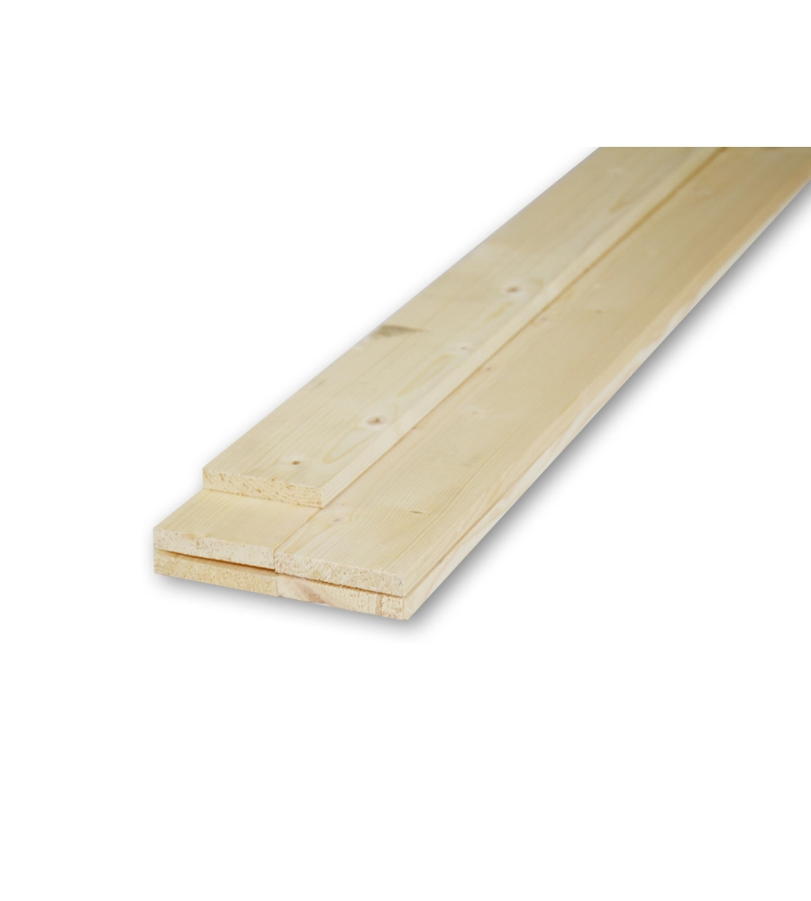 LISTELLO IN ABETE PIALLATO 10 X 80 X 1000 MM