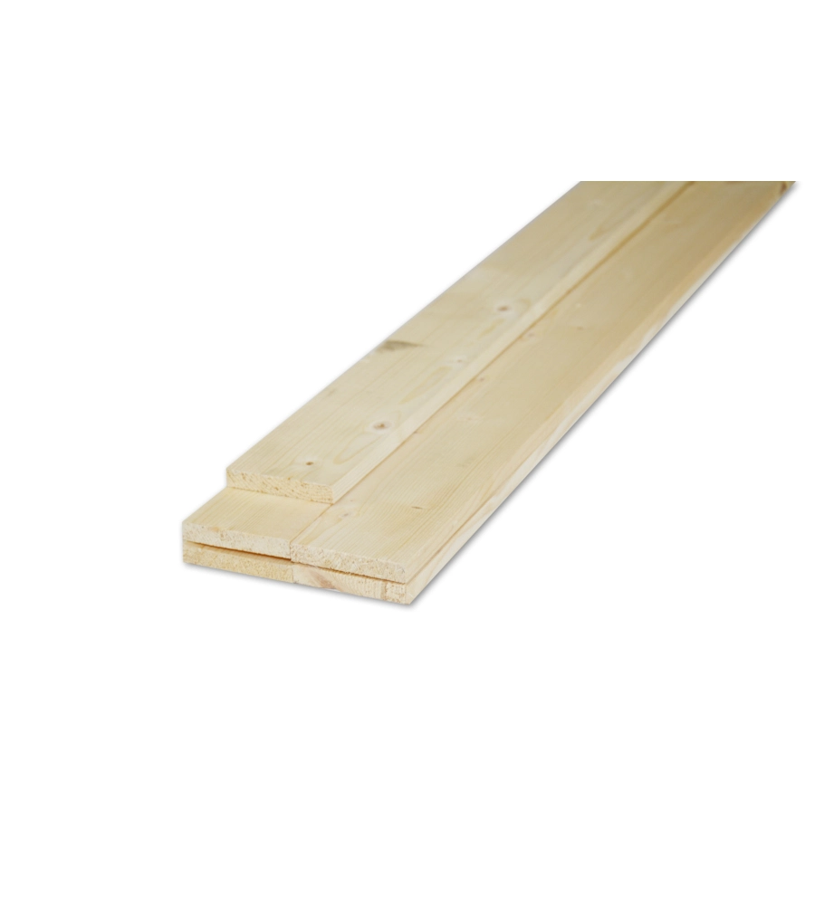 LISTELLO IN ABETE PIALLATO 10 X 80 X 1000 MM