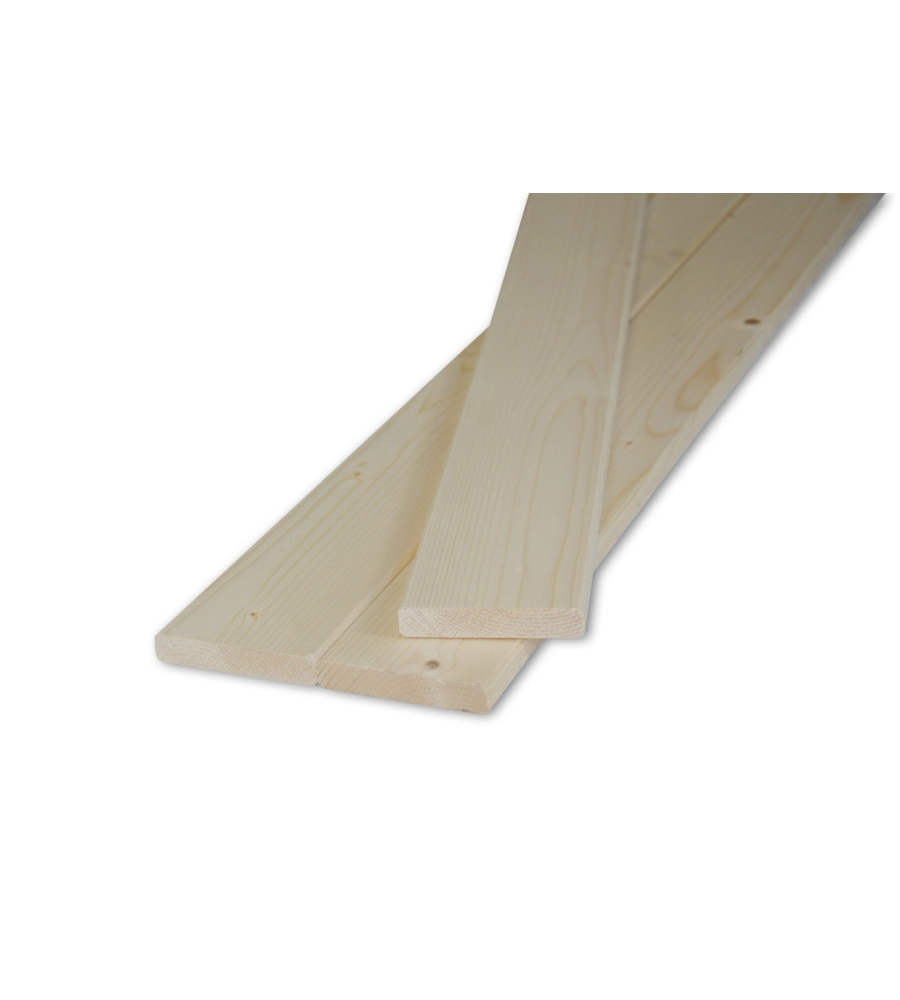 LISTELLO IN ABETE PIALLATO 15 X 80 X 1000 MM