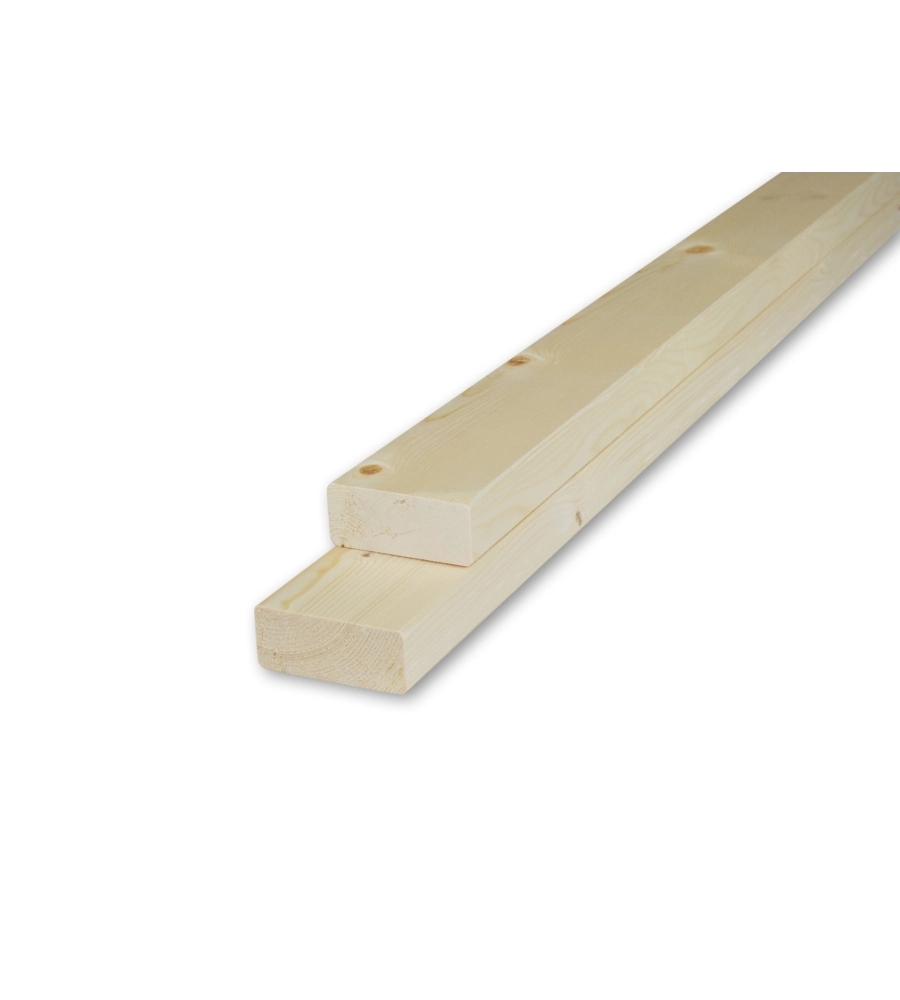 LISTELLO IN ABETE PIALLATO 30 X 80 X 1000 MM