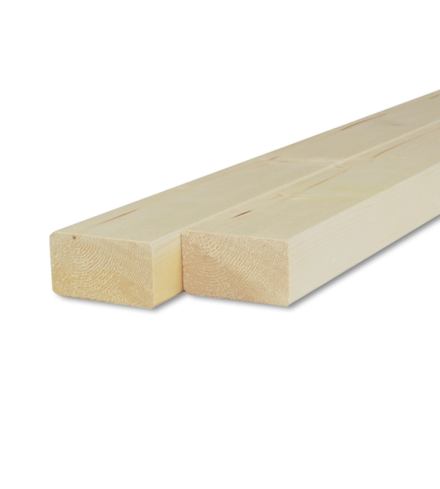 LISTELLO IN ABETE PIALLATO 45 X 80 X 1000 MM