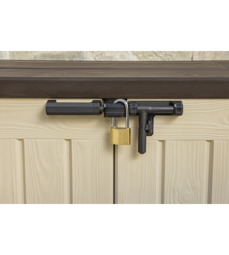 KETER - PORTA ATTREZZI MULTIUSO IN RESINA "STORE IT OUT ARC" - 1200 LT 146X82X120 CM BEIGE