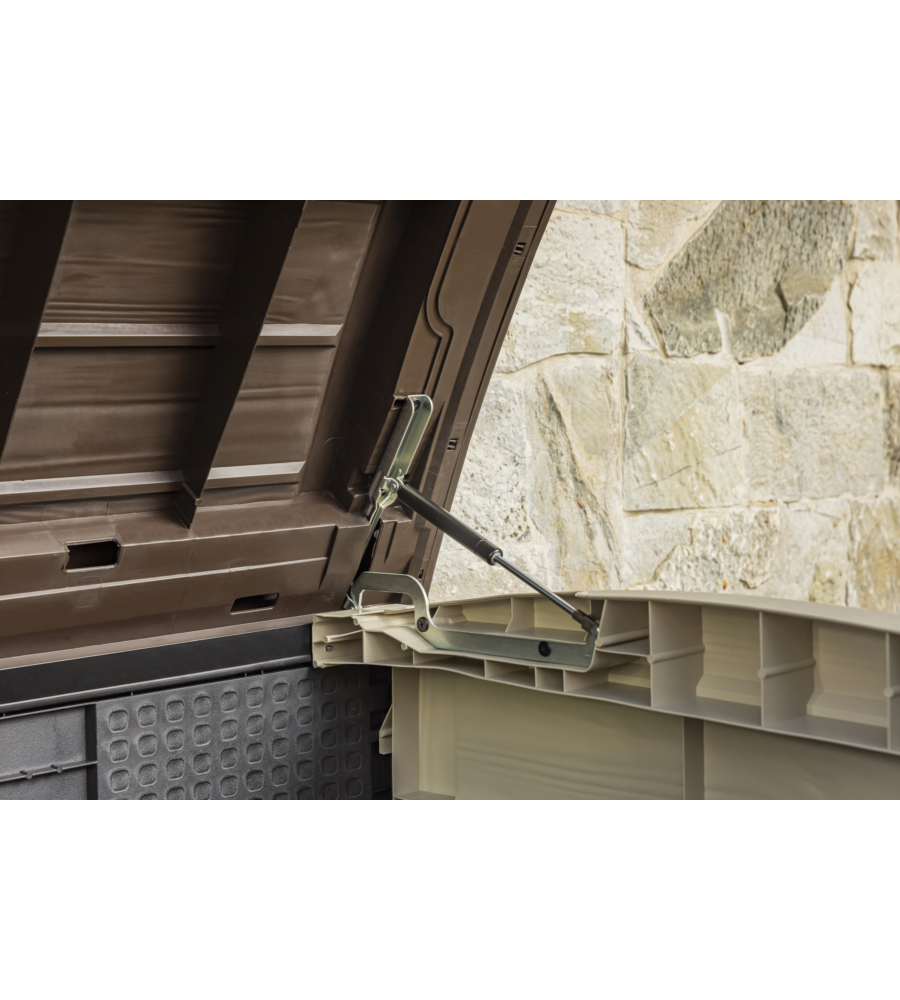 KETER - PORTA ATTREZZI MULTIUSO IN RESINA "STORE IT OUT ARC" - 1200 LT 146X82X120 CM BEIGE