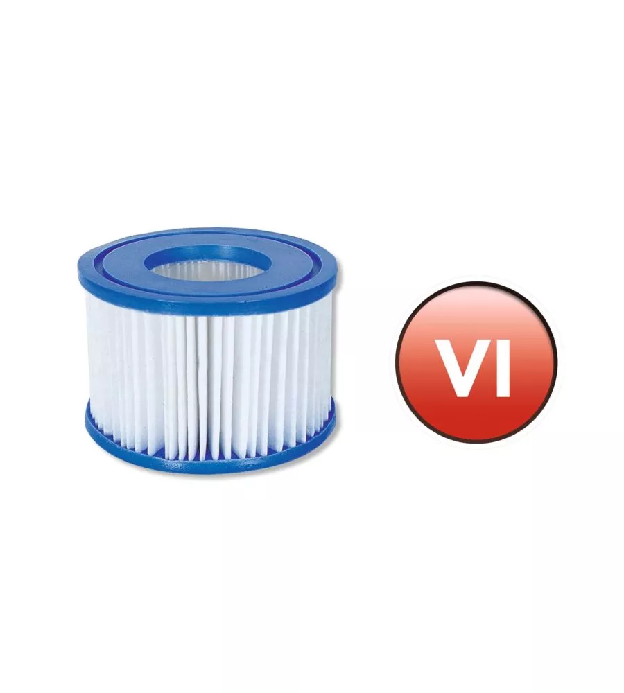 SET 2 PEZZI CARTUCCIA DI RICAMBIO PER FILTRO PER PISCINA IDROMASSAGGIO LAY-Z-SPA DI TIPO VI BESTWAY - COD. 60311