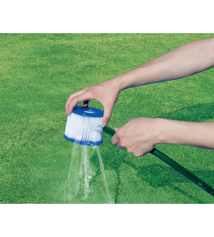 SET 2 PEZZI CARTUCCIA DI RICAMBIO PER FILTRO PER PISCINA IDROMASSAGGIO LAY-Z-SPA DI TIPO VI BESTWAY - COD. 60311