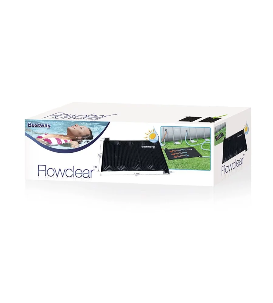 TAPPETO SOLARE PER PISCINE FUORI TERRA CON TUBI DIAMETRO 3,2 E 3,8 CM BESTWAY - COD. 58423