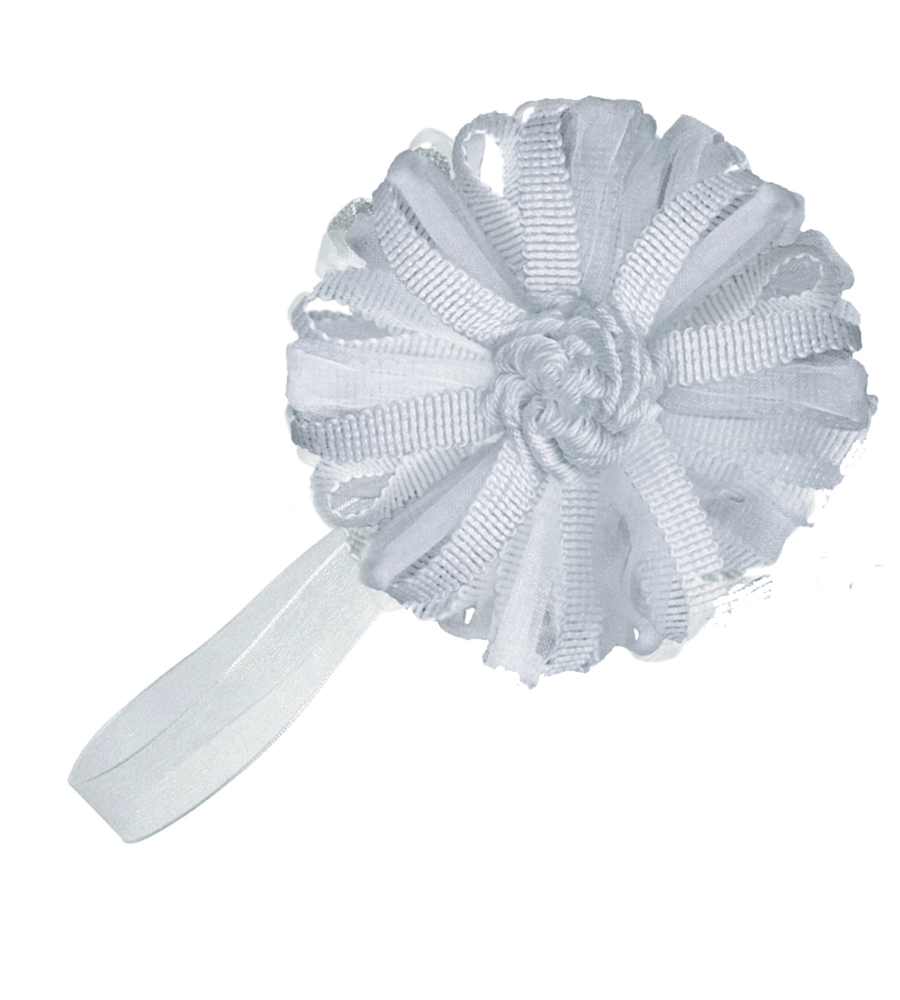 CALAMITA FIORE ORGANZA E NASTRO
