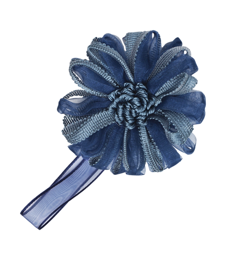 CALAMITA FIORE ORGANZA E NASTRO