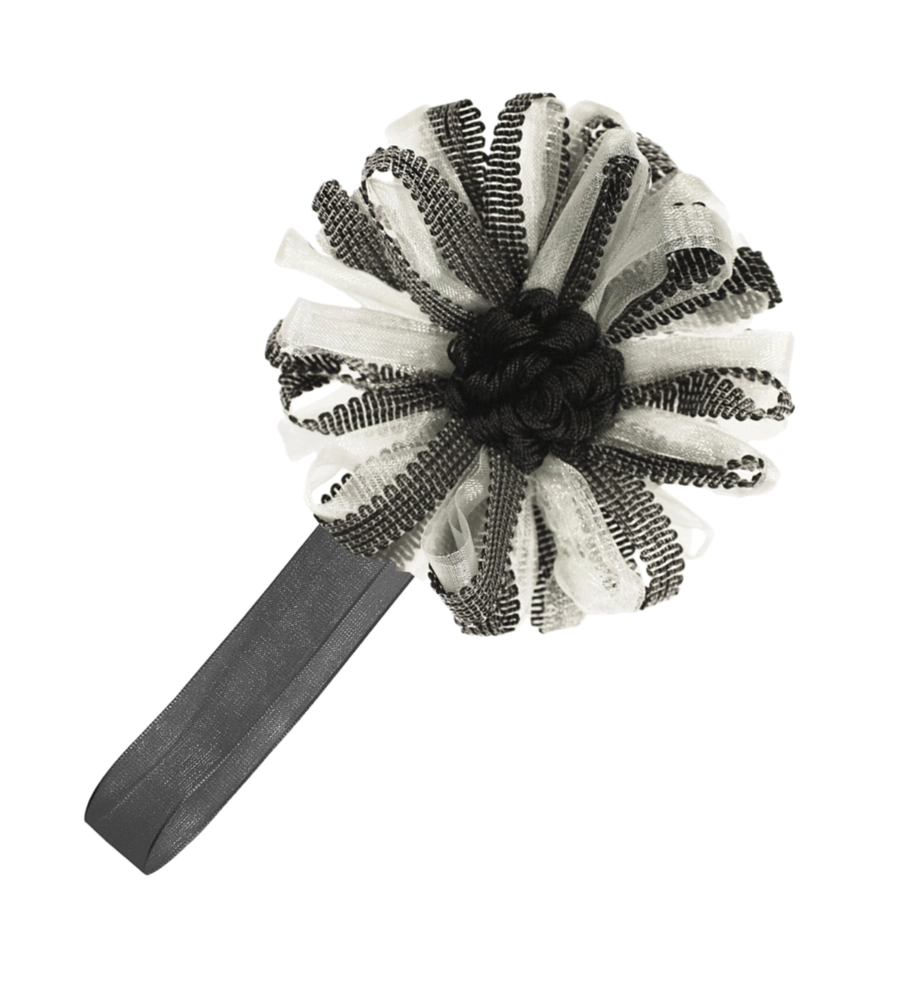 CALAMITA FIORE ORGANZA E NASTRO