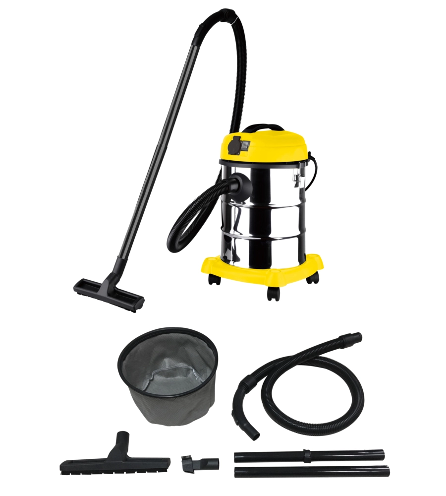 ASPIRATORE SOLIDI LIQUIDI ELETTRICO SYSTEM+ 1200W 30 LT 33 L/S