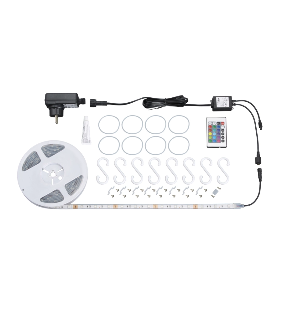 STRISCIA A LED RGB - IP44 - PER ESTERNO.