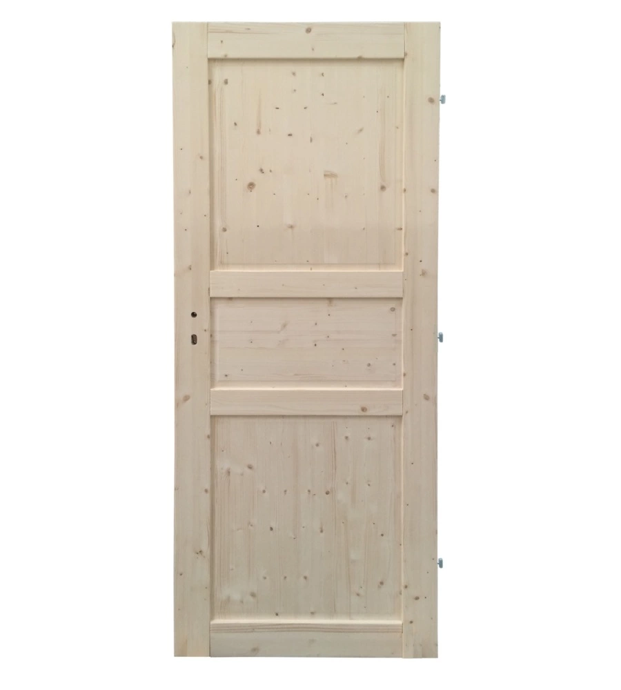 PORTA "NORMANDIA" REVERSIBILE IN ABETE, 84x200 CM