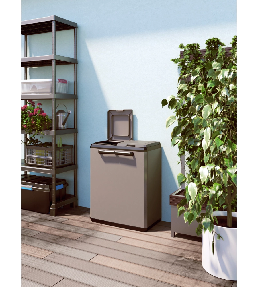 ARMADIO PER RACCOLTA DIFFERENZIATA KETER, 68X39X85 CM