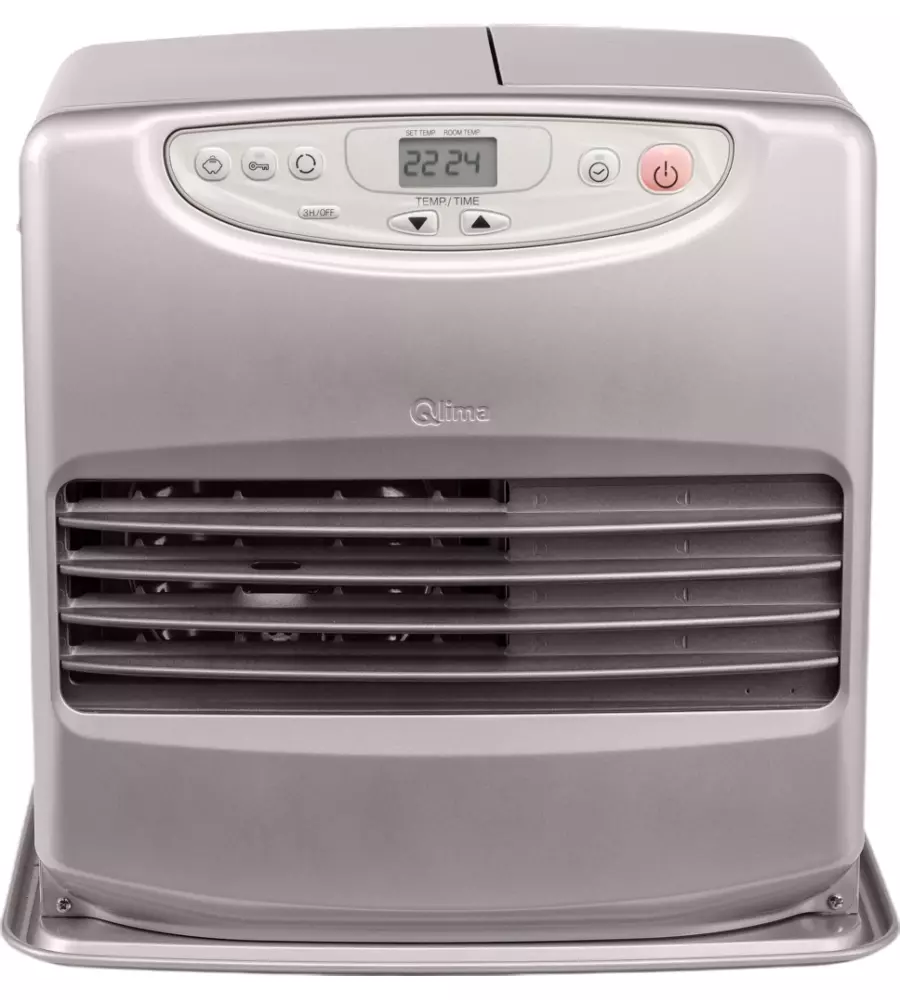 STUFA A COMBUSTIBILE LIQUIDO QLIMA "SRE 8040 C" ARGENTO 4 KW