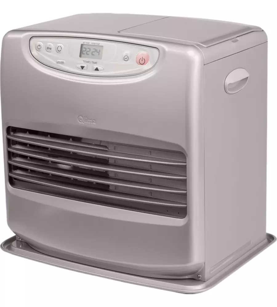 STUFA A COMBUSTIBILE LIQUIDO QLIMA "SRE 8040 C" ARGENTO 4 KW