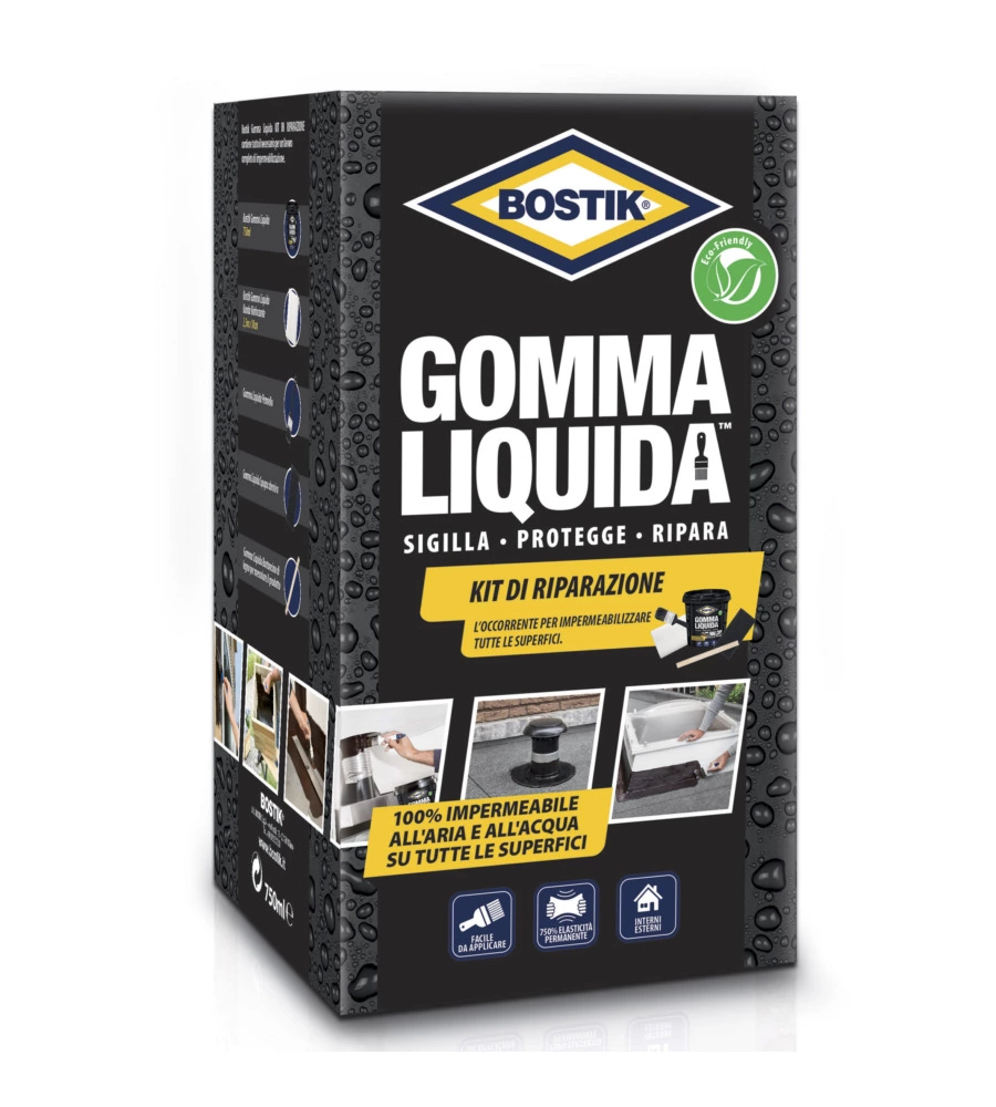 BOSTIK GOMMA LIQUIDA KIT DI RIPARAZIONE