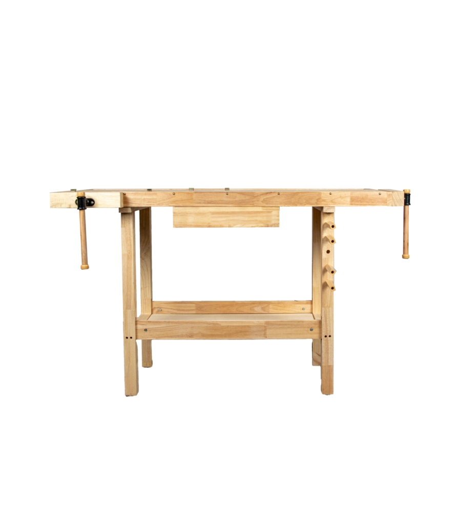 BANCO DA LAVORO EASY SYSTEM IN LEGNO DI QUERCIA 148X61x86CM