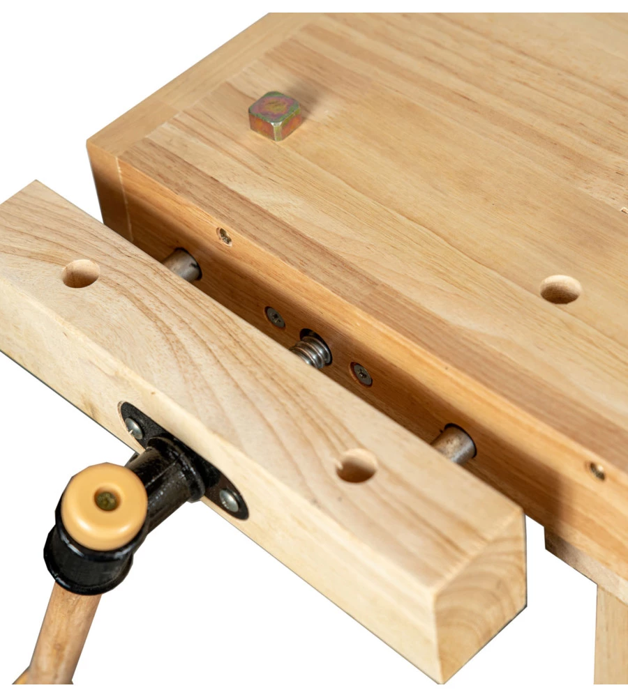 BANCO DA LAVORO EASY SYSTEM IN LEGNO DI QUERCIA 148X61x86CM