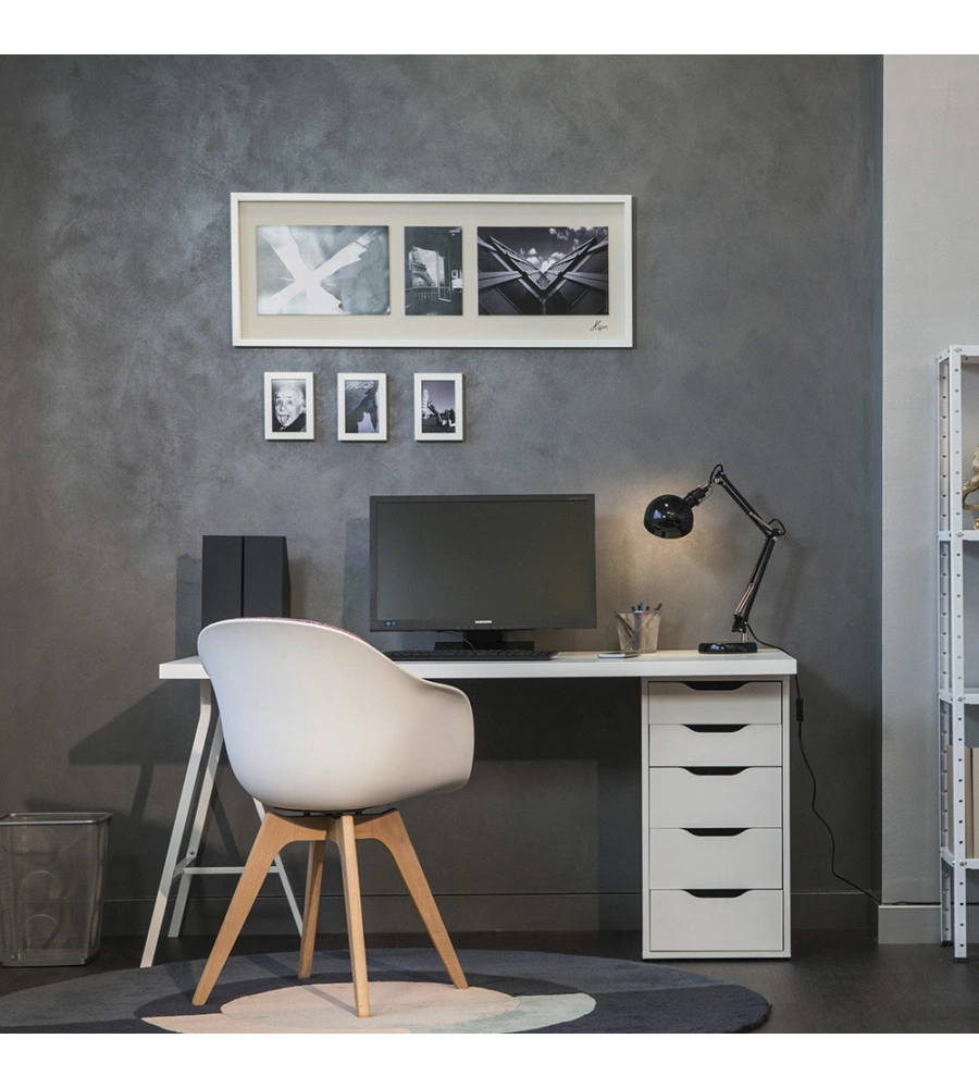 FINITURA MURALE PERLE DI VETRO, COLORE GRIGIO - 1 LT