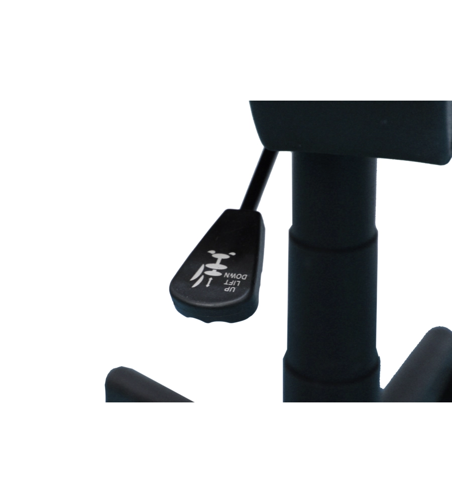 SEDIA DA UFFICIO NERA "SPOT2" CON BRACCIOLI, 54X44X87 CM