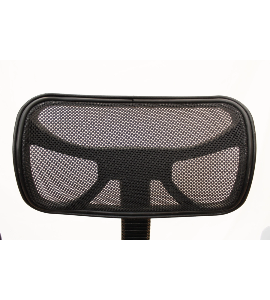 SEDIA DA UFFICIO NERA "SPOT2" CON BRACCIOLI, 54X44X87 CM