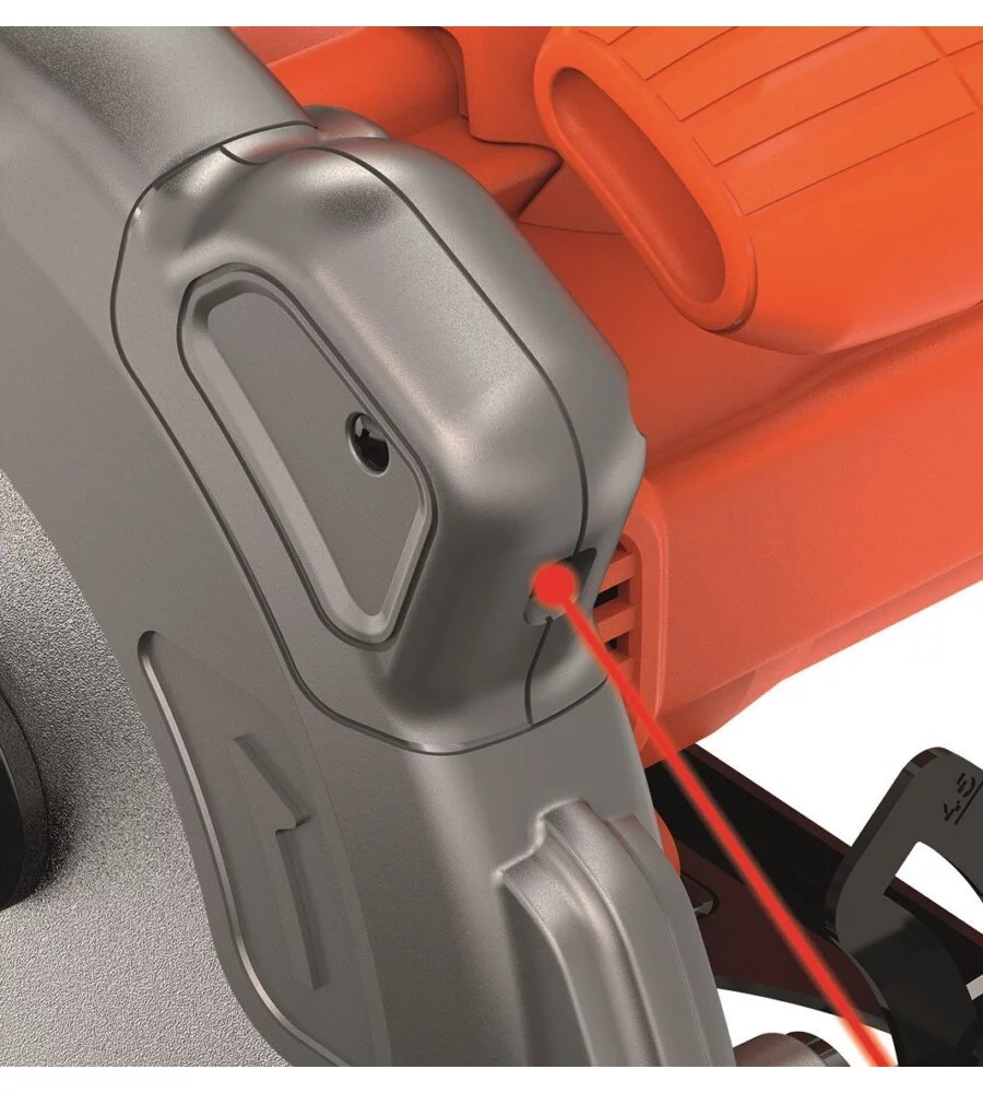 SEGA CIRCOLARE 1250 WATT CON GUIDA LASER - BLACK&DECKER CS1250L.