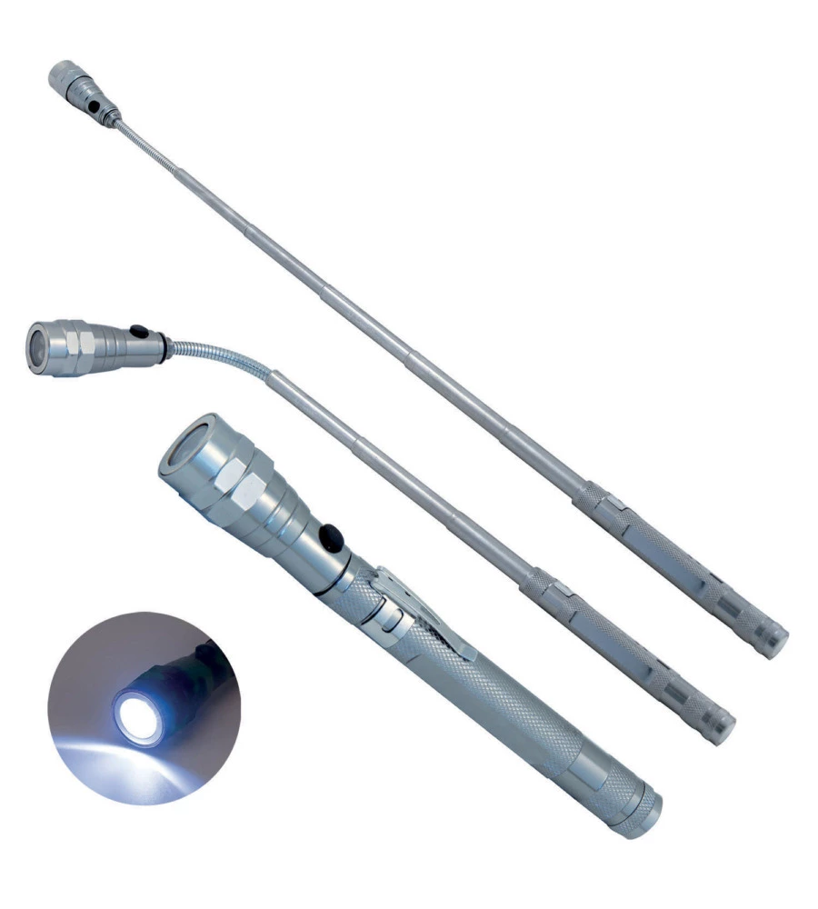 TORCIA A LED A BATTERIA - ESTENDIBILE E SNODABILE