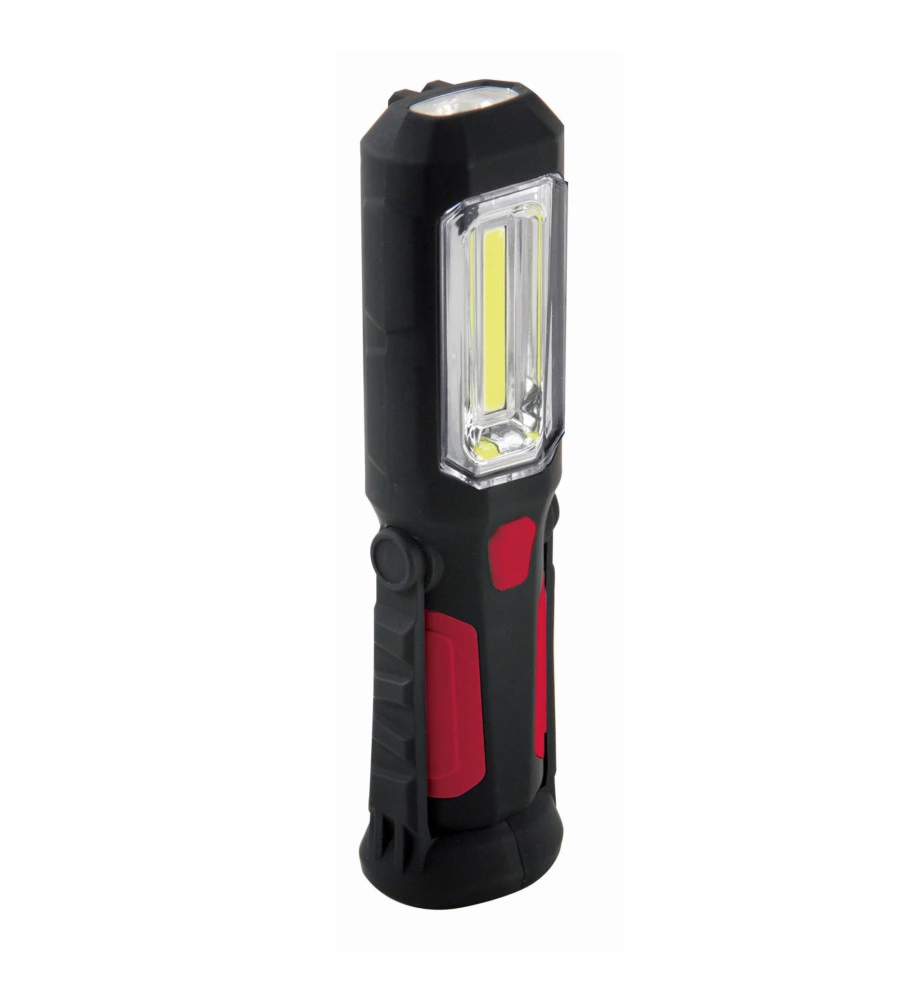 LUCE DA LAVORO 2 IN 1, 8+1 LED - CON GANCIO E CALAMITA