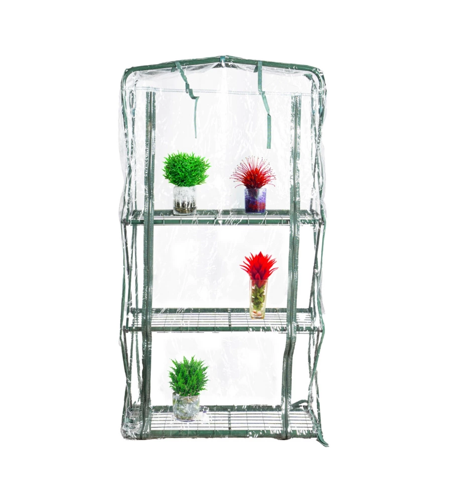 SERRA DA ESTERNO "SERENA" PIEGHEVOLE CON TELO IN PVC, 67X44X125 CM