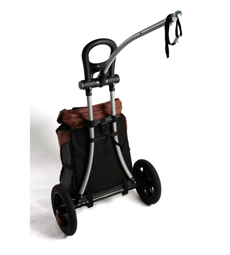 BELLELLI TROLLEY B-TOURIST MULTIFUNZIONE PER BICI MARRONE E GRIGIO
