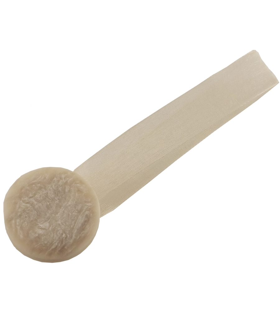 2 CLIP IN PLASTICA STONE MM35/24 PER ARRICCIARE/DECORARE LE TENDE - COLORE BIANCO.