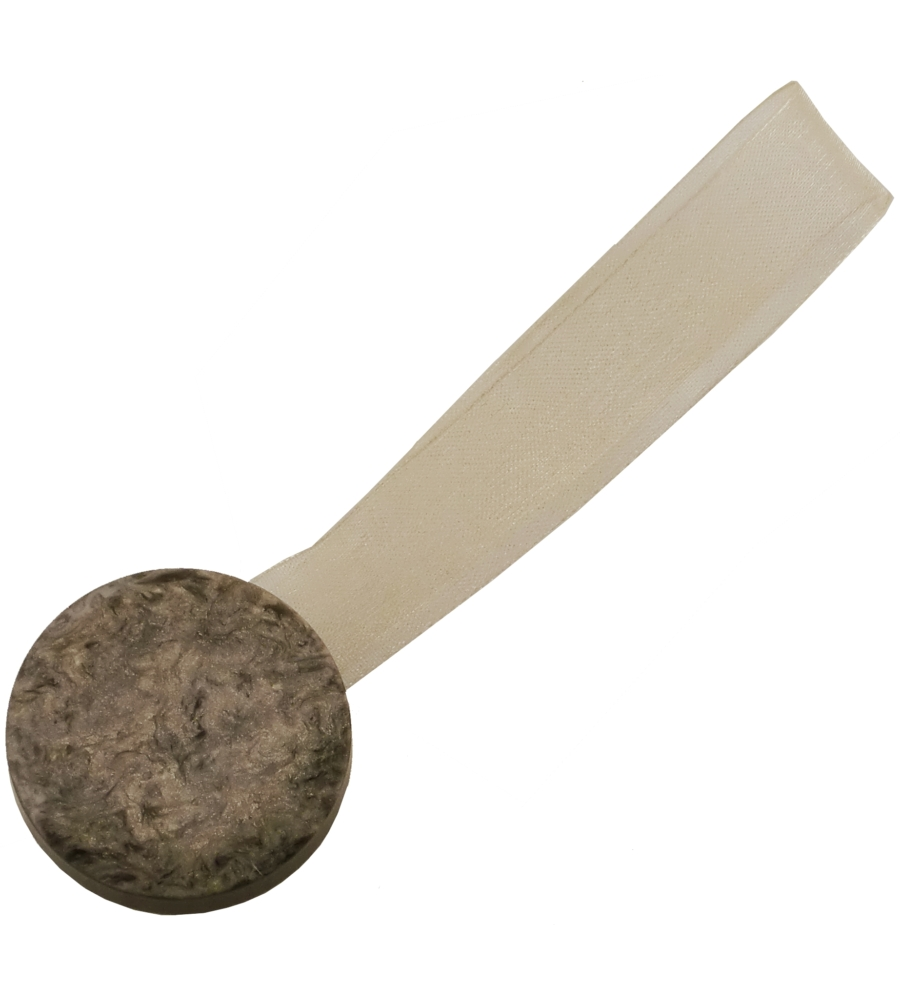 2 CLIP IN PLASTICA STONE MM35/24 PER ARRICCIARE/DECORARE LE TENDE - COLORE GRIGIO .