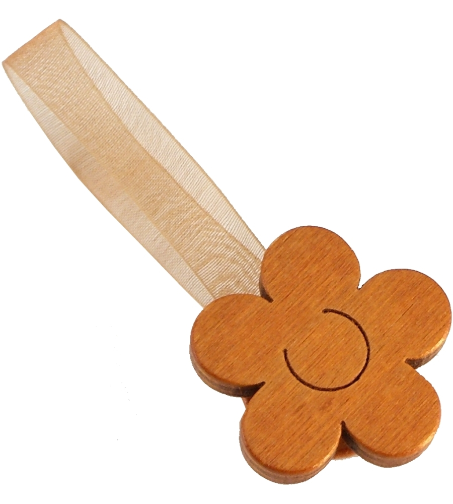 2 MINICLIP MARGHERITA MM35/24 PER ARRICCIARE/DECORARE LE TENDE - COLORE ARANCIO.