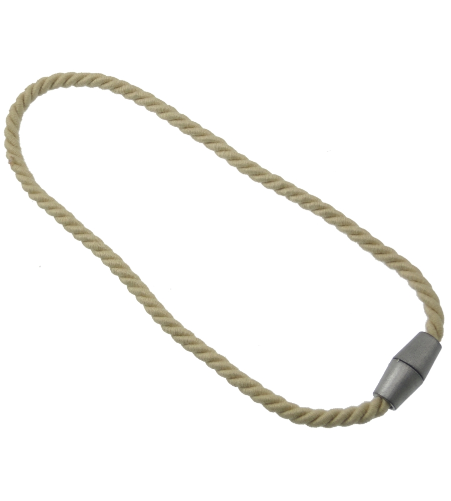 BRACCIALE MAGNETICO PER ARRICCIARE/DECORARE LE TENDE -COLORE BEIGE.