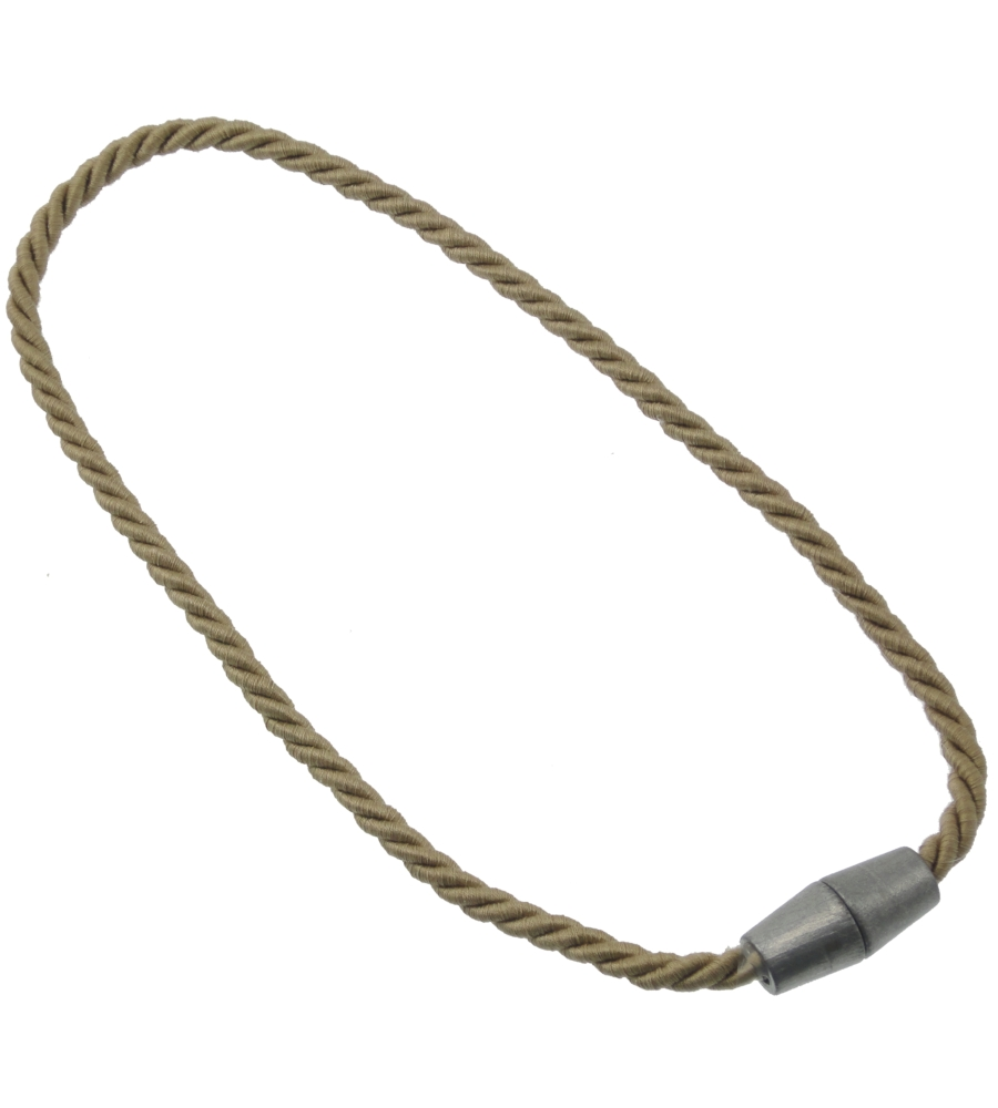 BRACCIALE MAGNETICO PER ARRICCIARE/DECORARE LE TENDE -COLORE GRIGIO.