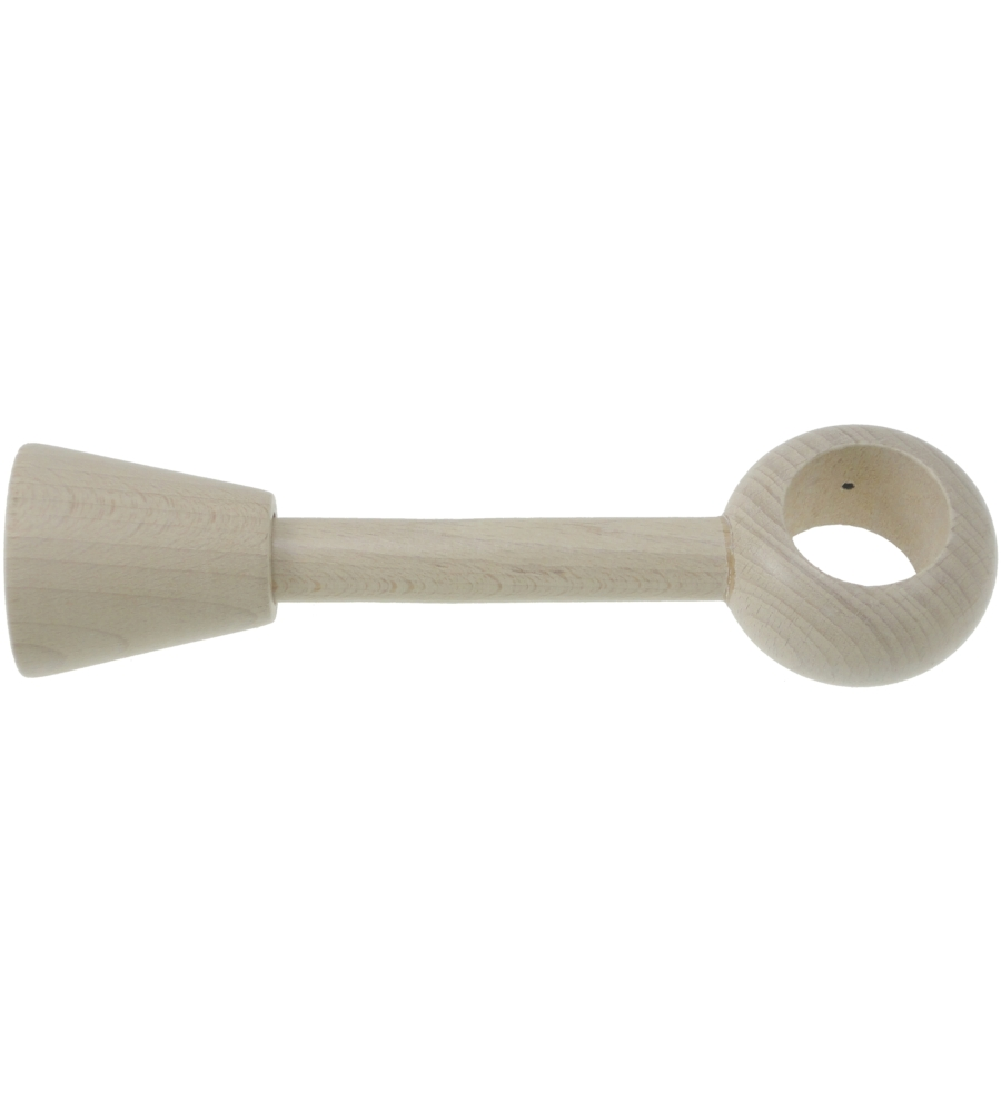 SUPPORTO REGOLABILE PER BASTONE Ø28MM CON VITI E TASSELLI SBIANCATO.