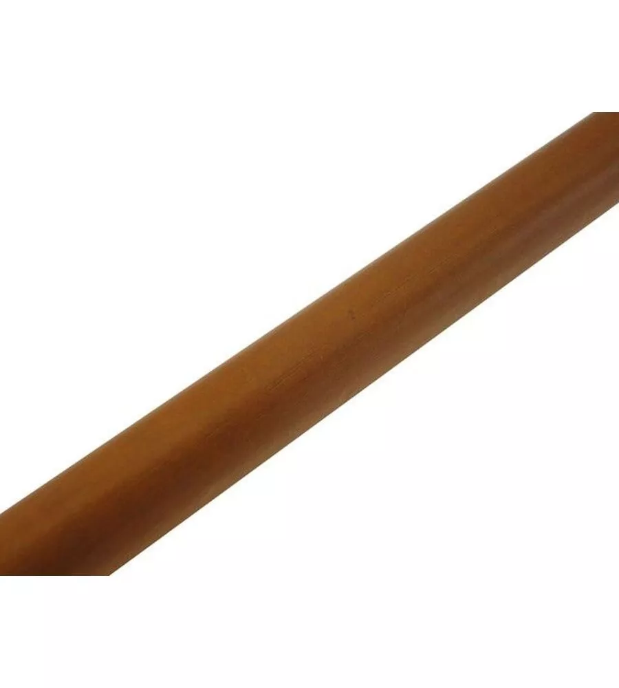 BASTONE IN LEGNO PER TENDE Ø28MM LUNGHEZZA CM 160  - COLORE TEAK.