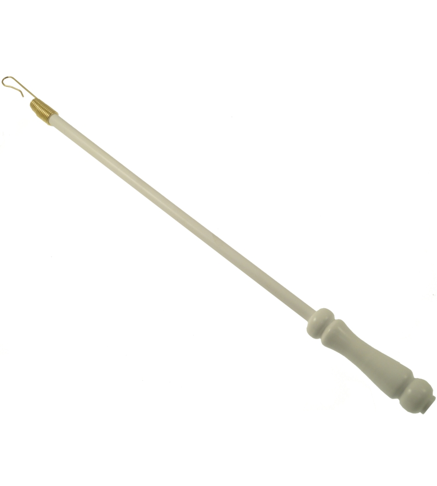 FRUSTA TIRATENDE IN LEGNO 100 CM LACCATO BIANCO.