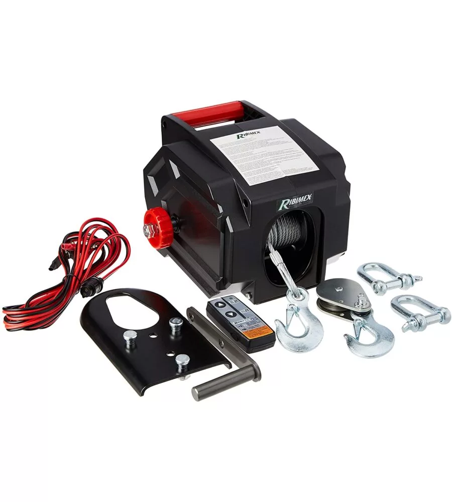 VERRICELLO ELETTRICO TELECOMANDATO PORTATA 5000 KG, 300 WATT - RIBIMEX.