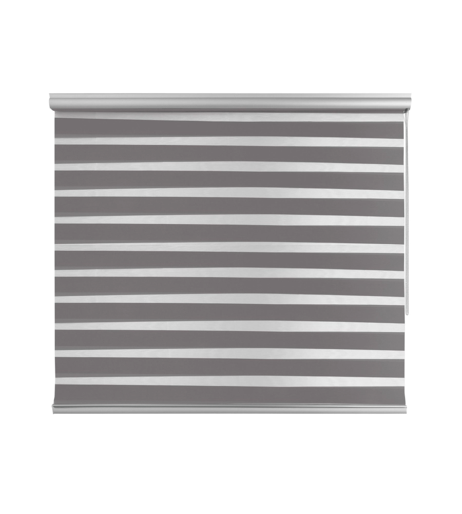 TENDA A RULLO DOPPIA "PLATINUM" ARGENTO, 100X250 CM